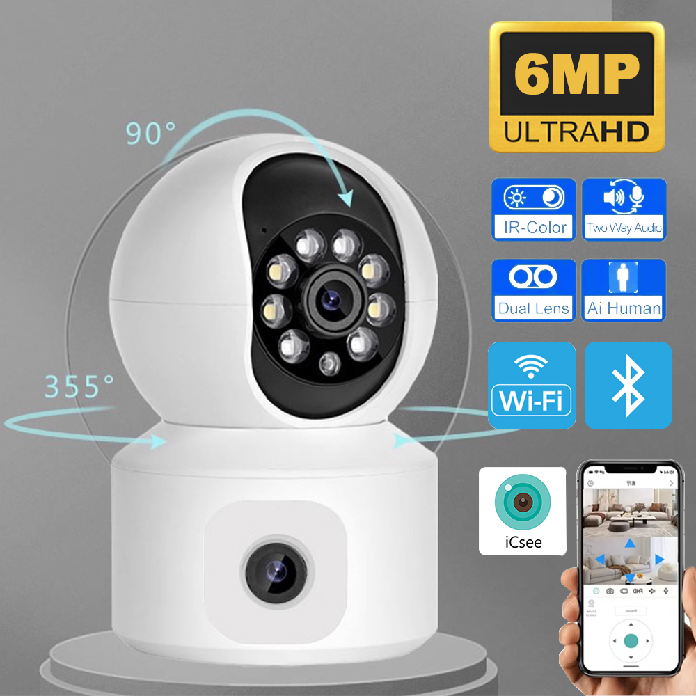Eufy Camera E220 - Telecamera IP WiFi ICSEE 6MP a