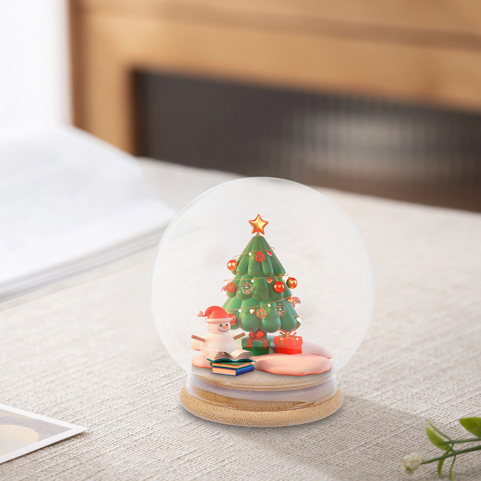Plastic Dome Clear - Campana di Vetro per Fiori Eterni,