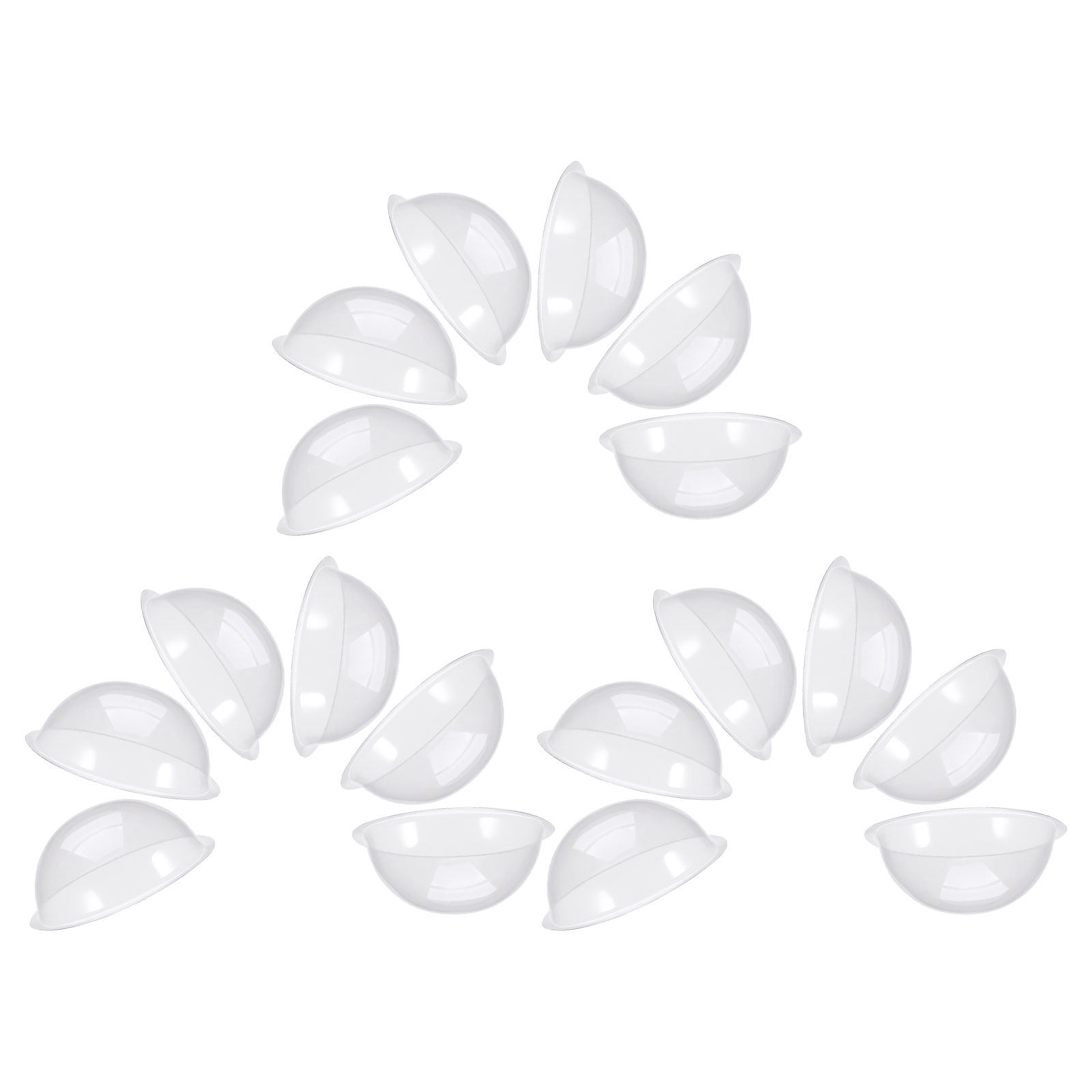 18 Pezzi di Cupole Trasparenti - Plastic Dome Clear recensione e prezzo