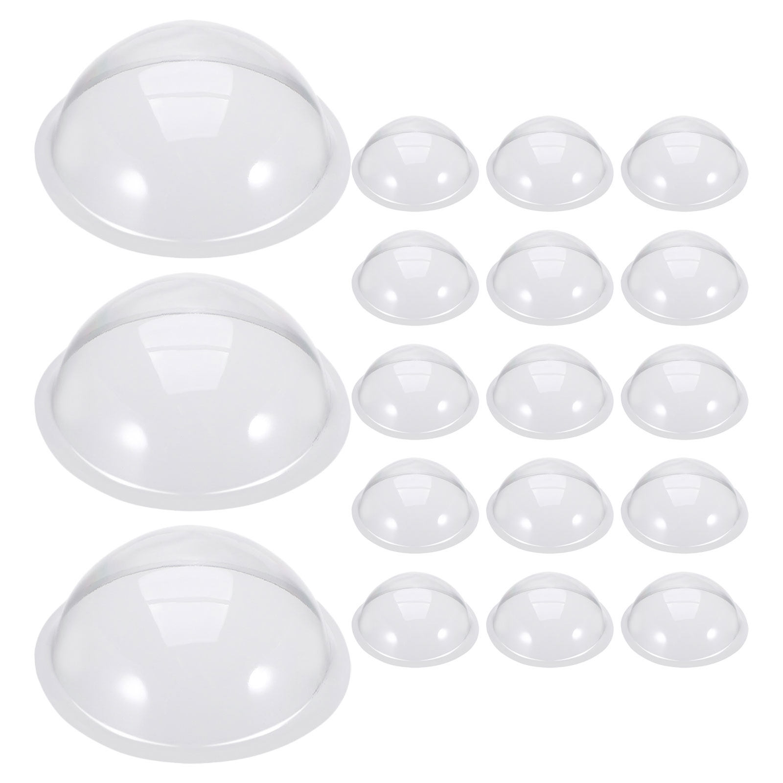 18 Pezzi di Cupole Trasparenti - Plastic Dome Clear recensione e prezzo